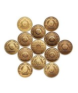Complete Months Set (12 Total) Bronze AA (Alcoholics Anonymous) - Sober ... - $19.99