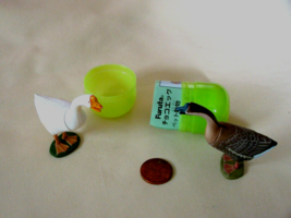 Two New Kaiyodo Furuta Japan Choco Egg Pet Animal Puzzle Figures Swans Goose - £5.35 GBP