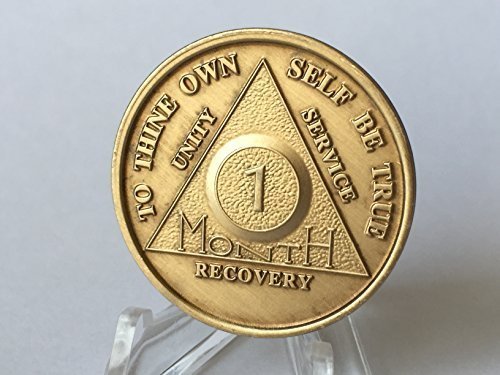 AA Medallions Bulk Wholesale Lot Of 30 Bronze Anniversary Chips Years 1-65 Mo...