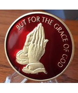 RB100 Praying Hands &quot;But For The Grace Of God&quot; AA / NA Recovery Medallion - £15.97 GBP