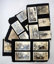 1918 antique LOT 38 WWI &amp; FAMILY PHOTOGRAPHS soldier navy military car p... - £53.67 GBP