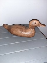 Vintage Duck Carved Wood Style Resin Glass Eyes - $20.22