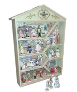 The Franklin Mint WOODMOUSE FAMILY TREEHOUSE 24pc Porcelain Mouse Figuri... - $2,660.77 MXN