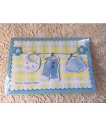 New Baby Spanish Greeting Card Baby Shower Party Por el Nuevo Bebe Blue  - £3.20 GBP