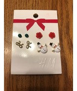 Christmas Tree Ear Studs Earrings Christmas Gift H&amp;M Ships N 24h - $229.97 MXN