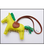 AUTH NWB Hermes Grigri Rodeo Horse MM Medium Leather Bag Charm LIME/FAUV... - €1.302,64 EUR