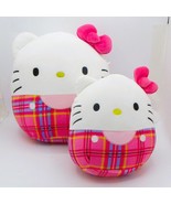 Set of 2 Squishmallows Sanrio Hello Kitty Plaid Skirt 8”and 11&quot;  Plush 2023 - $261.55 MXN