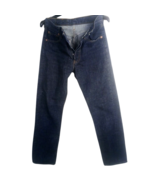 Jeans Levi&#39;s 501 vintage, denim lavado a la piedra de pierna recta azul ... - $61.42 CAD