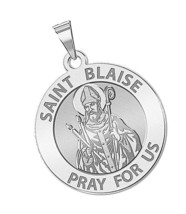 PicturesOnGold Saint Blaise Religious Medal - 1 Inch Size of - $219.43