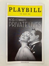 2011 Playbill The Music Box Kim Cattrall, Paul Gross in Private Lives VG - £11.32 GBP