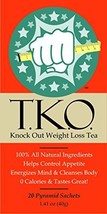 T.K.O. &quot;Knock Out&quot; Weight Loss Tea, All Natural Dieter&#39;s Tea, Boosts Met... - £22.01 GBP