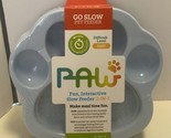 PAW 2 in 1 Slow Mini Slow Feeder for Small Dogs Baby Blue Level Easy - $14.49