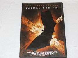 Batman Begins DVD 2005 Full Frame Sci-Fi &amp; Fantasy PG-13 Christian Bale Katie Ho - £8.09 GBP