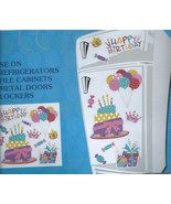 Build Your Own Happy Birthday with Crown Refrigerator Magnet Sheet - $149.06 MXN