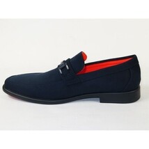 Men's TAYNO Shoes Soft Micro Suede Slip-on Loafer THE CAPRIO S Navy image 13