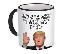 Croupier Funny Trump : Gift Mug Best Croupier Birthday Christmas Jobs - $15.90+