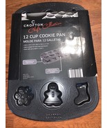 Crofton Chef’s Collection 12 Cup Christmas Cookie Pan Diamond Sparkle Fi... - €6,86 EUR