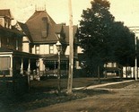 RPPC Main Street View Brockwayville Pennsylvania PA Postcard 1911 - £27.11 GBP