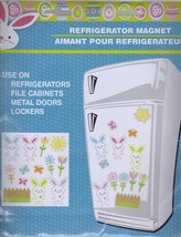 Build Your Own Easter Bunny, Flower &amp; Butterfly Refrigerator Magnet Sheet - £6.28 GBP