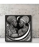 Harmony Abstract  Print Black Framed &quot;12x12&quot; By Shantress Nicole - $54.79 CAD