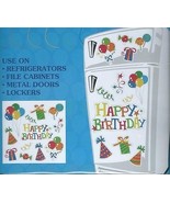 Build Your Own Happy Birthday Balloon Candy Locker Refrigerator Magnet S... - $7.99