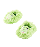 BABY SUPER SOFT GREEN FROGGIE SLIPPER SOCK SHOES SIZE 0-6 MONTHS - £6.28 GBP