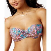  NEW Sundazed Bae Multicolor Underwire Push Up Bikini Swim Top 36 D - £19.77 GBP