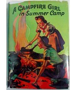 A Campfire Girl in Summer Camp #3 Jane L. Stewart hcdj Saalfield Publishing - £6.33 GBP
