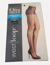 West Loop Ultra Sheer Reinforced Panty Size D - Coffee - Comfort &amp; Style - $2.28