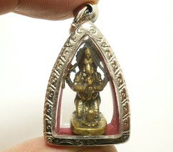 Lord Ganesha worship praying to Shiva Linga Lingam God of success Ganesh Ganapat - £30.00 GBP