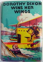 Dorothy Dixon Wins Her Wings #1 Dorothy Wayne hcdj Goldsmith Air Mystery - £8.01 GBP