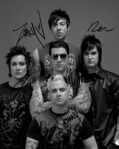 AVENGED SEVENFOLD BAND SIGNED PHOTO 8X10 RP AUTOGRAPHED ALL MEMBERS - £15.65 GBP