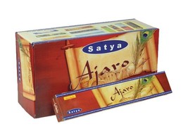 Satya Ajaro Agarbatti Incense Sticks 15g x 12 Box = 180g Free Shipping - £15.13 GBP