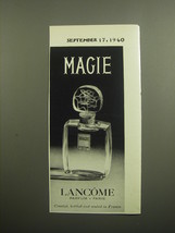 1960 Lancome Advertisement - Magie Perfume - £11.76 GBP