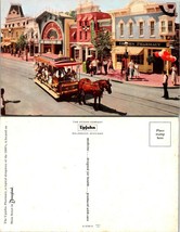 One(1) California Anaheim Disneyland Upjohn Pharmacy Main Street Horse Postcard - £7.42 GBP