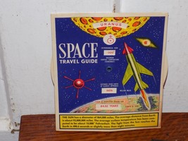 Vintage Table Queen Bread Space Travel Guide Cardboard dial giveaway - $224.48 MXN