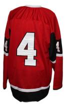 Any Name Number Quebec Remparts Retro Hockey Jersey New Sewn Red Any Size image 5