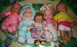 Baby Dolls - Lot of 5 Plush Dolls - $18.00