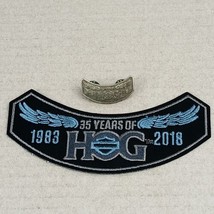 2018 Harley Davidson Owners Group (HOG) Patch and Pin 25 Years of HOG Ea... - $14.01