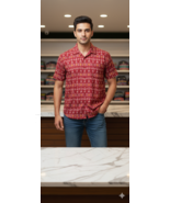 Sambalpuri Patta Silk Shirt for Men | Handloom Ikat Weaving | Traditiona... - $140.00