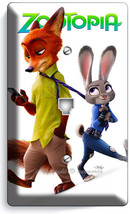 Zootopia Fox Nick Bunny Rabbit Judy Phone Jack Telephone Wall Plate Cover Decor - $9.89