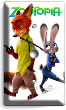Zootopia Fox Nick Bunny Rabbit Judy Light Dimmer Video Cable Wall Plate Cover - £8.03 GBP