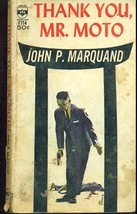 THANK YOU, MR. MOTO by John P. Marquand (1963) Berkley pb 1st - £7.73 GBP