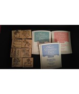 2001 Stampin Up Lot of 8 Stamps & 3 Pads - $16.82