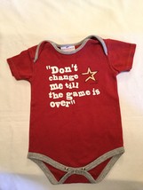 Infants 18 mo 1 pc outfit MLB Houston Astros dont change me til the game... - £10.56 GBP