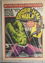 SPIDER-MAN &amp; Hulk Weekly #393 (1980) Marvel Comics Uk Spider-Woman She-Hulk FN- - £11.66 GBP