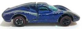Mattel Hot Wheels Redline Ford Mk Iv Hong Kong 1968 Blue Vintage Rare Black Int. - £22.38 GBP