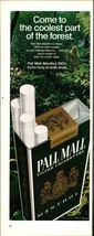 Vintage 1969 Pall Mall Cigarettes Coolest Part Of The Forrest ad c7 - £16.90 GBP
