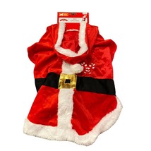 Holiday Time Pet Apparel Christmas Santa Large Dog Costume Red - £3.77 GBP