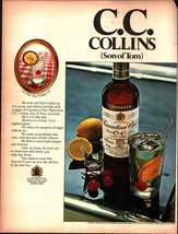 1969 Canadian Club Whiskey Son of Tom cherries lemons Photo Print Ad c3 - £19.16 GBP